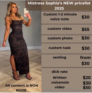 New price list 2025 this pricelist over rides any of my older lists