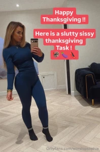 Happy thanks giving to all my american sissy sluts here s a slutty