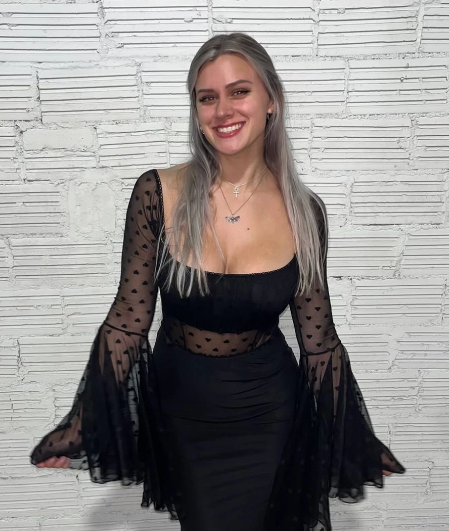 This little black dress might not stay on for long 