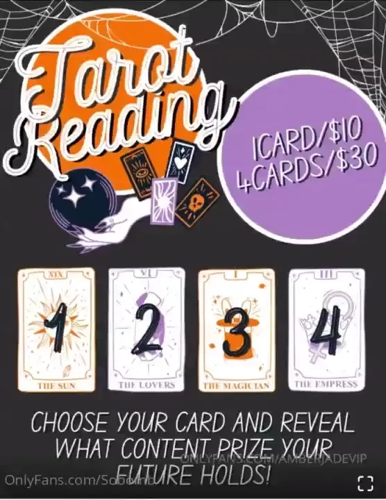 Tarot reading 1 card - 10 4 cards - 30 choose your card and reveal 