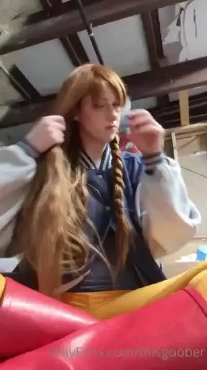 New blonde wig from my friend and fixing wigs for a job red and yellow part 7 