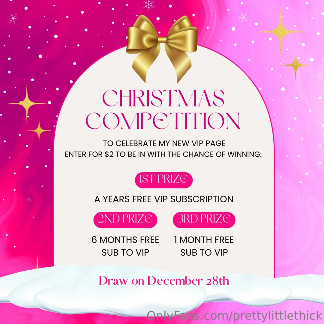 Massive christmas giveaway to celebrate the launch of my new vip page 