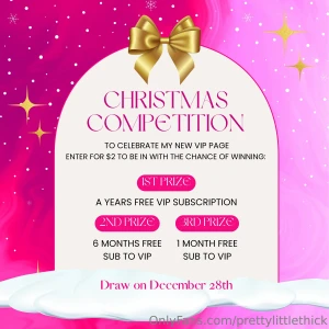 Massive christmas giveaway to celebrate the launch of my new vip page