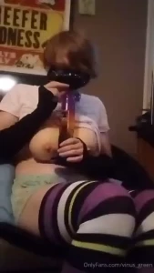 Just a horny femboy getting high
