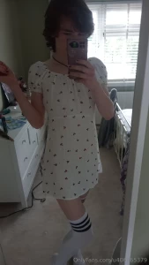 My new dress who wanna see under it haha