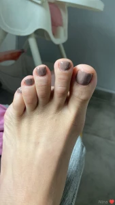 I make my nails today you like the colour babe part 2