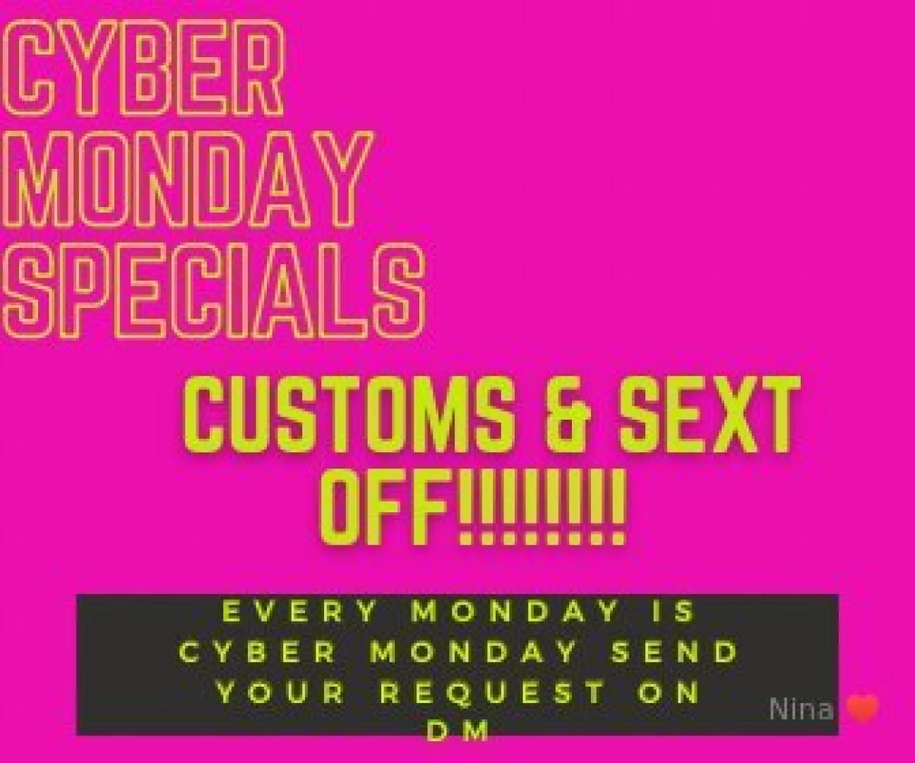 Love ya your cherry pie nina 