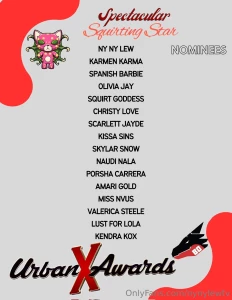 Don t forget the vote for me today i m in two categories that i m