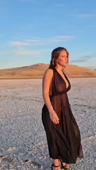 Unlock to see me walking around in the open in a thong and then 