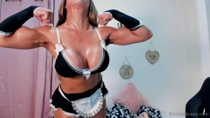 Maid dress flexing video original audio part 1
