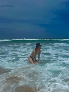 We are having another beach day today and i am wearing my favourite part 9