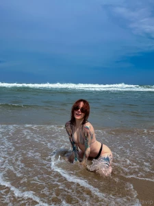 We are having another beach day today and i am wearing my favourite part 11