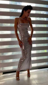 And here s the uncensored version of this magnificent silver dress