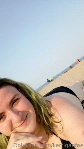 Late afternoon beach trip