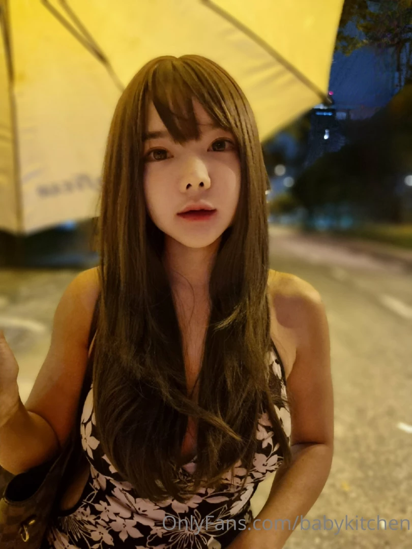 On the street at night 