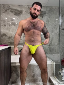 Love my yellow thong