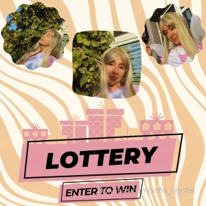 Stream lottery come test your luck at the end of our stream where the