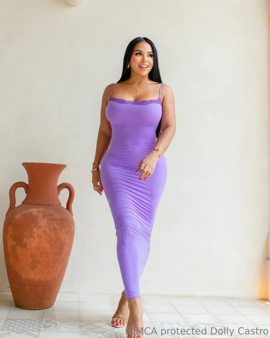 Dripping in violet curves sculpted to perfection and a vibe that says 