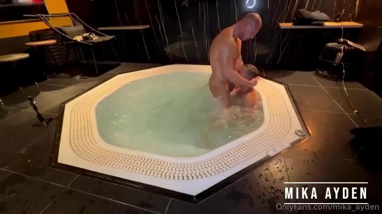 Suck in the hot tub i was looking forward to giving dimitri a good 