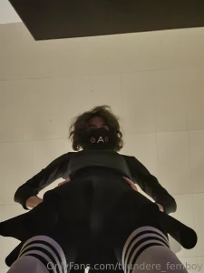 Black with the white thigh highs part 11