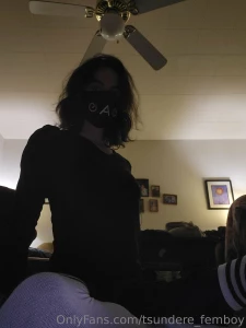 Black with the white thigh highs part 10