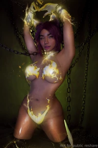 Yoruichi cosplay set preview guys im working on a lot of costume part 2