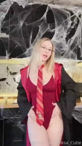 I know you missed me a halloween hot video with striptease and oil