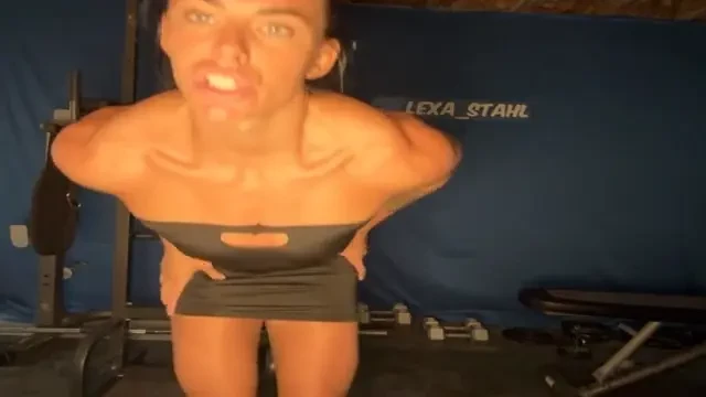 Muscles vs dress amp pussy vs weights joi another muscle slut dress 