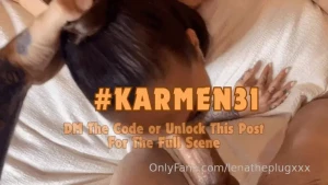 Karmen karma came over to get used by my bf while i watched it got me