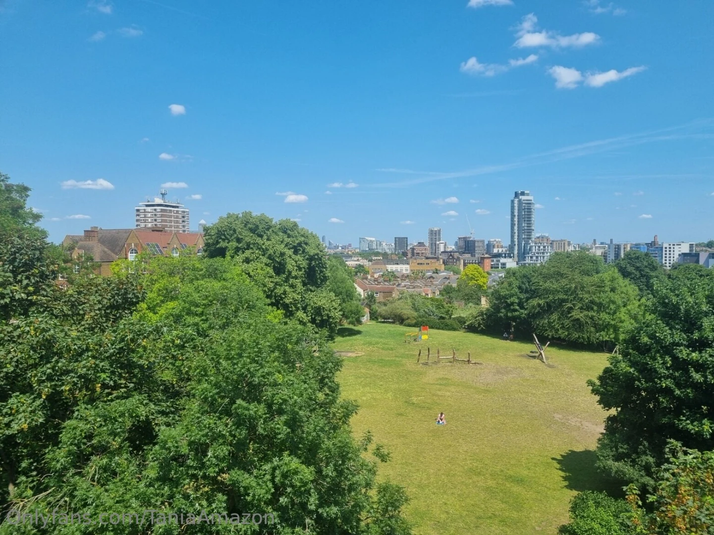 Sunny day in london bikini weather i think 