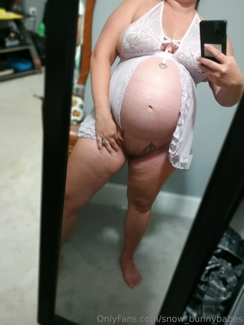 Tried on some old lingerie i can barely get it on anymore 