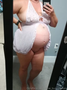 Tried on some old lingerie i can barely get it on anymore part 3