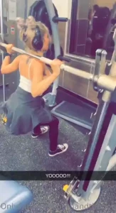 High beams on at the gym