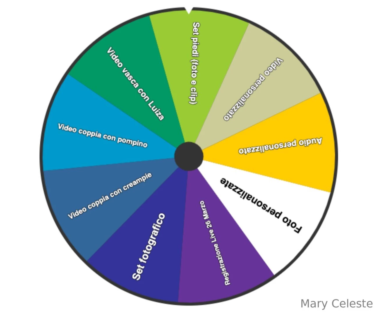 Corri su maryceleste a giocare con me si vince sempre 