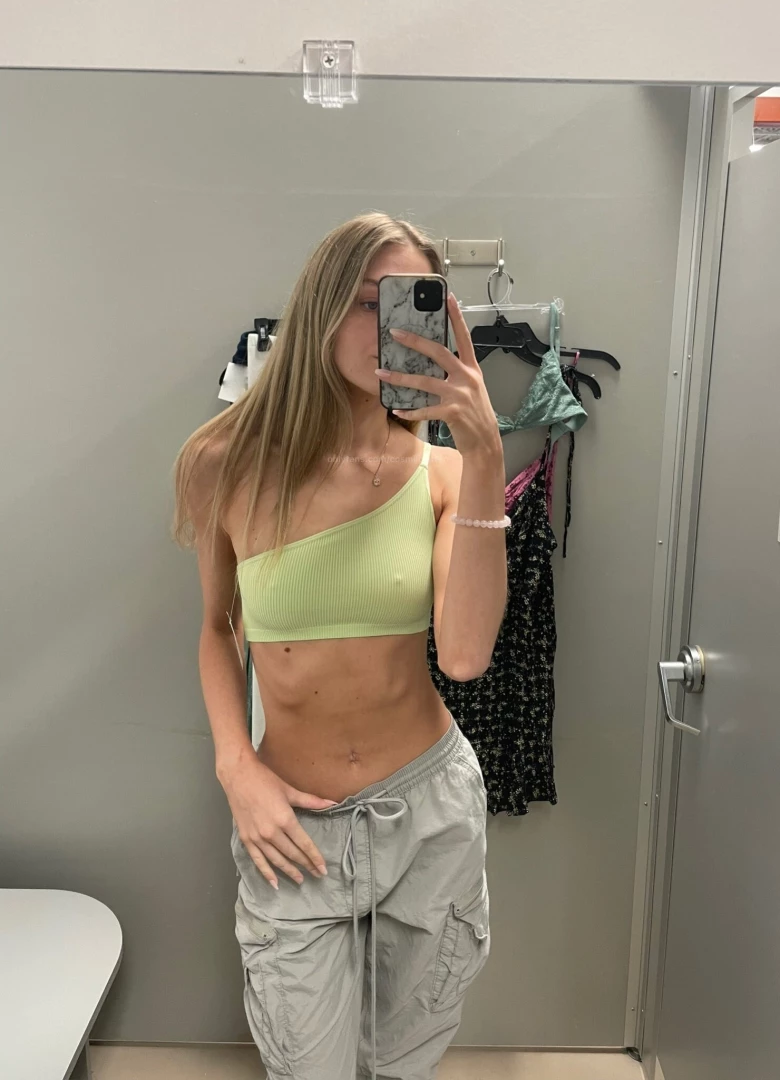 Fitting room fun i m in lovee with tops that my nipples show through part 2 