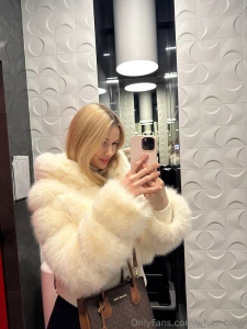 Beautiful faux fur coat have a wonderful evening everyone part 2