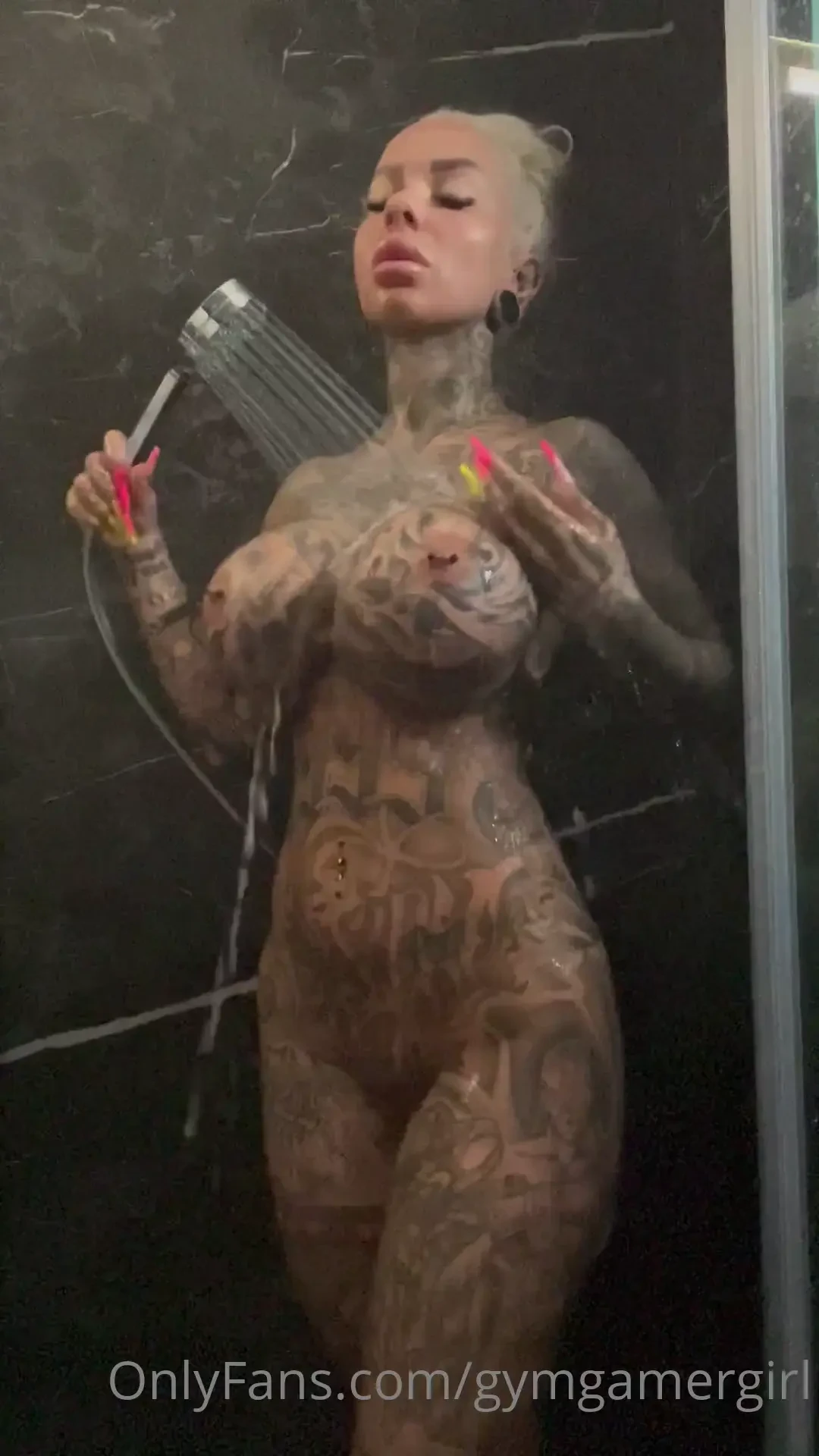 He didn t even let me finish my shower he jumped in and he was fucking 