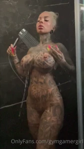 He didn t even let me finish my shower he jumped in and he was fucking