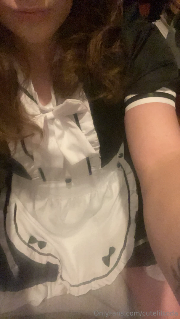 Sitting down after a long and hard day of cleaning maid service is 