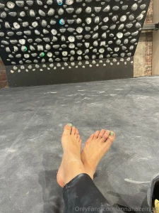 More smooshed feet she almost flashed this kilter 9 but alas no flashy part 2