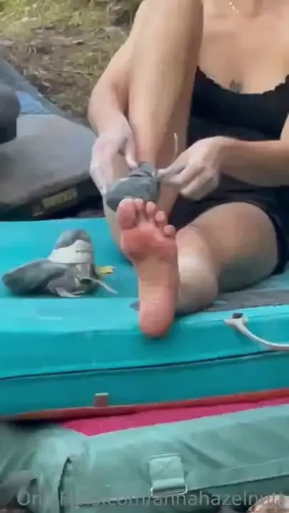 Hard climbing sore feet 