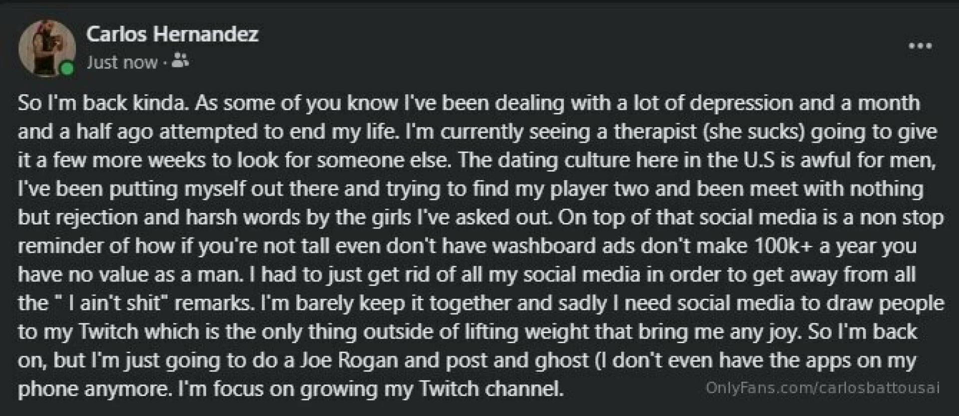 So i can t write this out here 