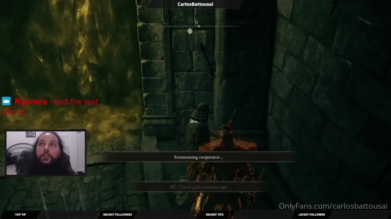 Oh god follow me on twitch carlosbattousai 