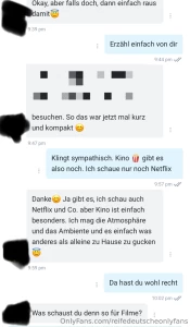 Das sind dinge dich hier erlebe 4 tage intensives chatten und dann part 1