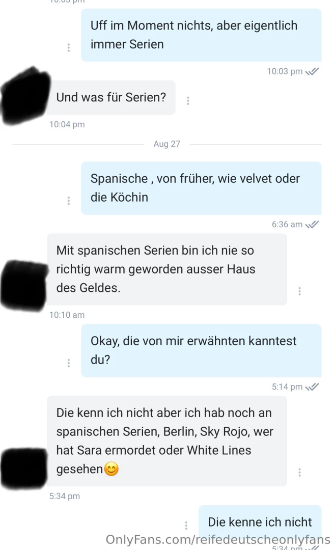 Das sind dinge dich hier erlebe 4 tage intensives chatten und dann part 9 