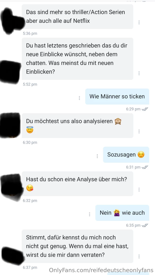 Das sind dinge dich hier erlebe 4 tage intensives chatten und dann part 14 