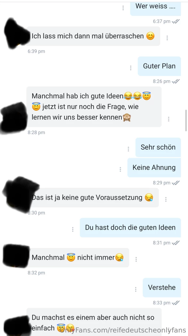 Das sind dinge dich hier erlebe 4 tage intensives chatten und dann part 12 
