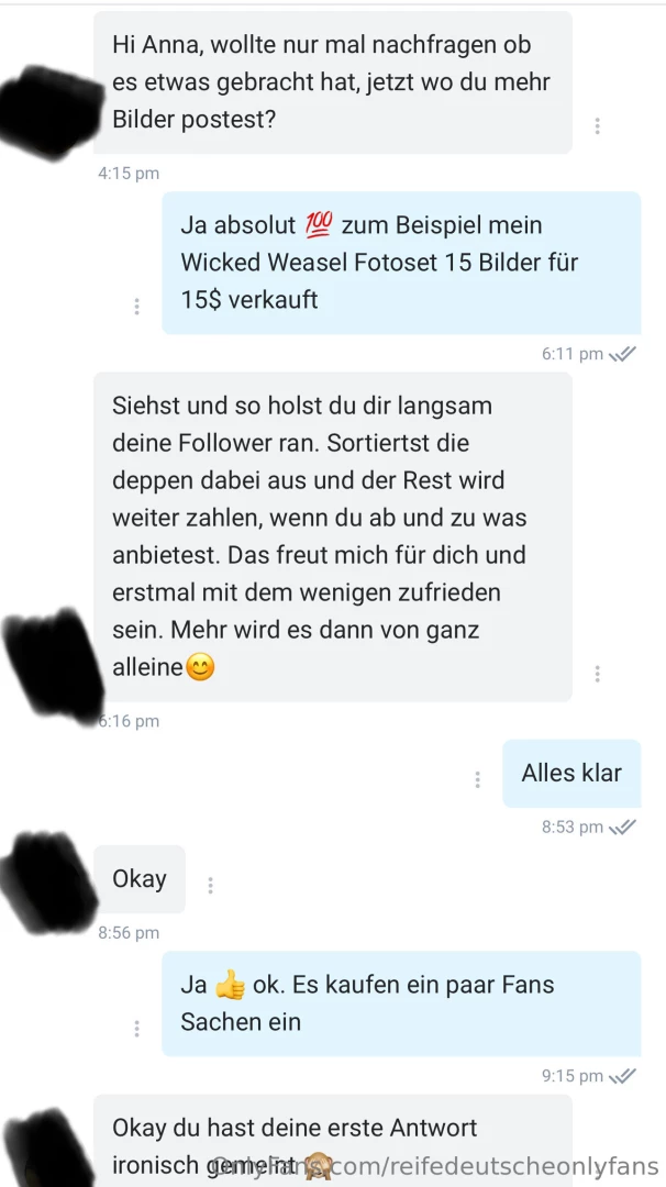 Das sind dinge dich hier erlebe 4 tage intensives chatten und dann part 4 