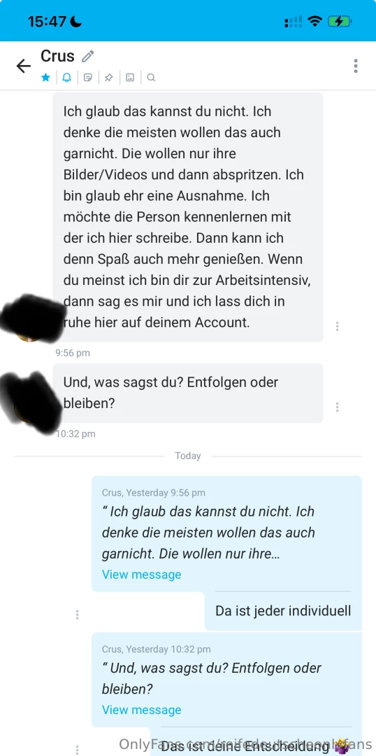 Das sind dinge dich hier erlebe 4 tage intensives chatten und dann part 8 