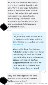 Das sind dinge dich hier erlebe 4 tage intensives chatten und dann part 13